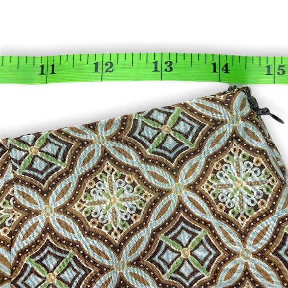 Vintage Ann Taylor 80s, 90s Knee Length Paisley Print Sheer Country Skirt Sz. 8 - Picture 5 of 9